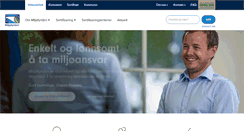Desktop Screenshot of miljofyrtarn.no